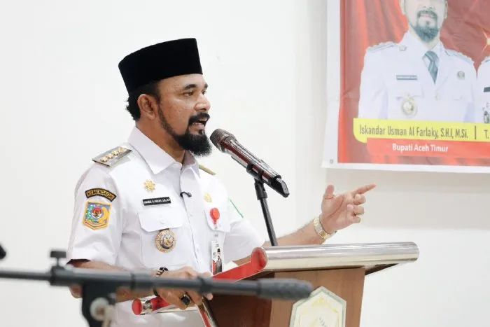 Bupati Aceh Timur, Iskandar Usman Al-Farlaky. Dok Humas Aceh Timur
