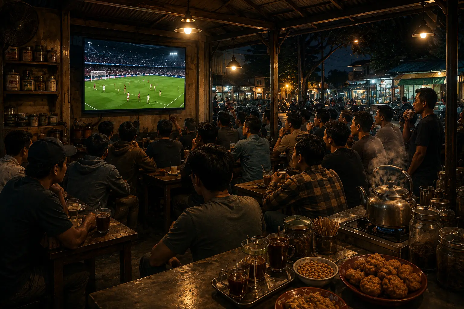 Piala Dunia dan Rezeki Tengah Malam Pemilik Warkop