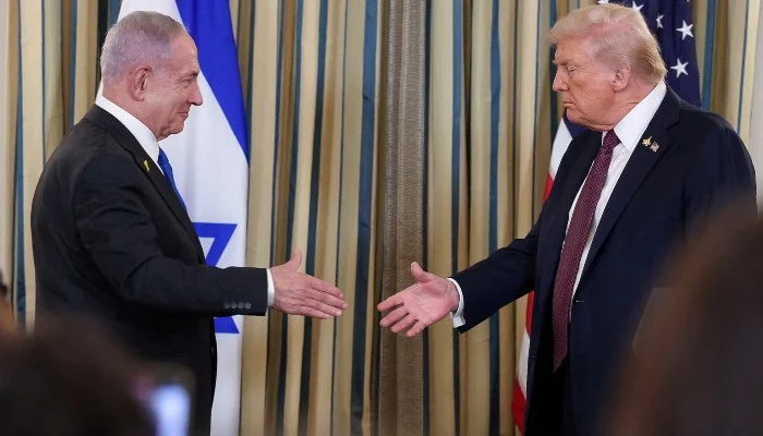 Donald Trump dan Netanyahu. Foto Reuters
