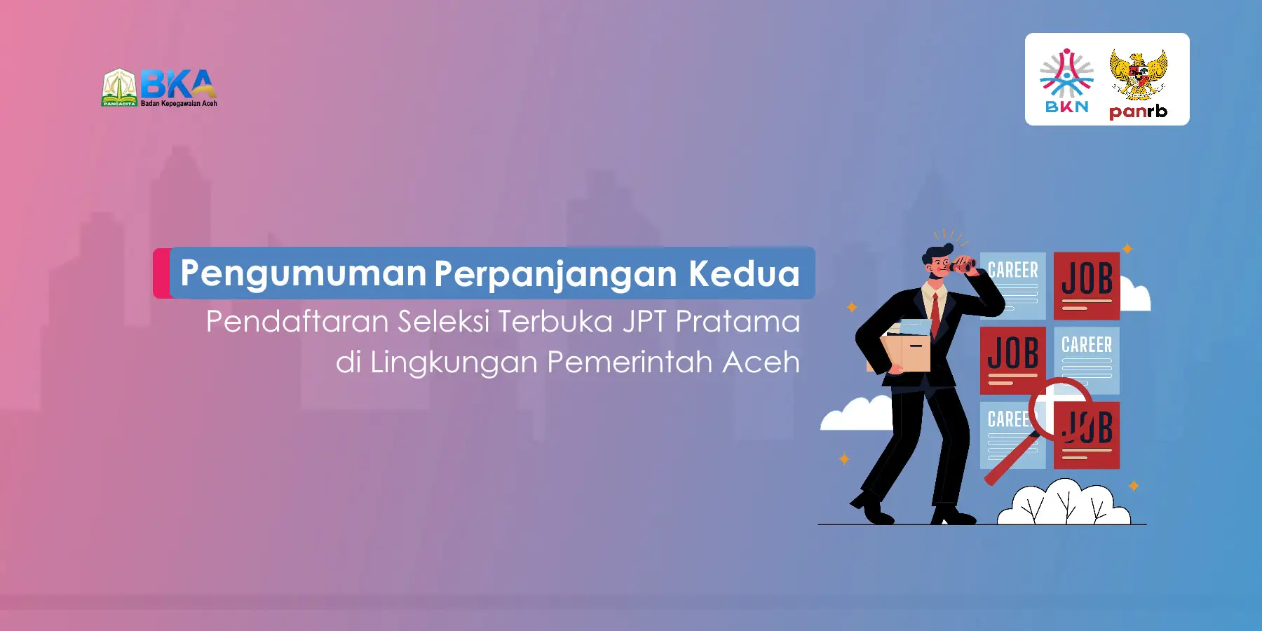 Pendaftaran Seleksi JPT Pratama Aceh Diperpanjang hingga 21 Juni 2026