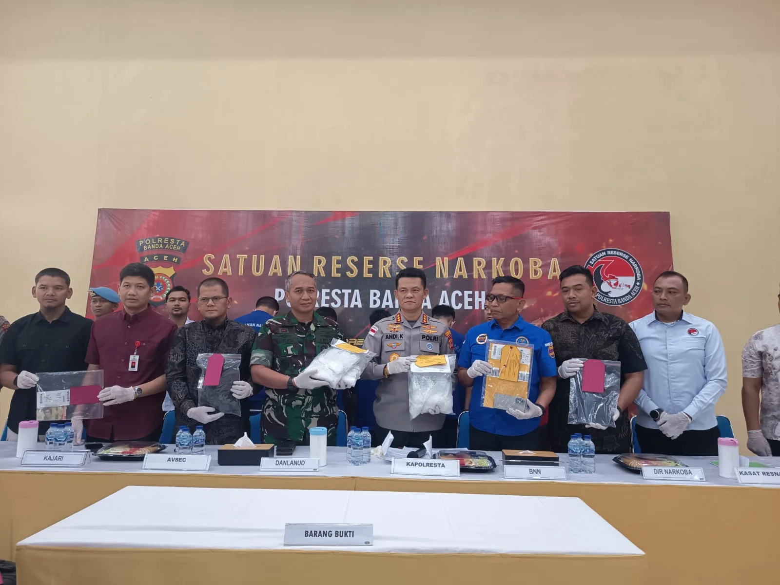 Empat Mahasiswa Aceh Ditangkap Jadi Kurir Narkoba, Hampir 4 Kg Sabu Diamankan