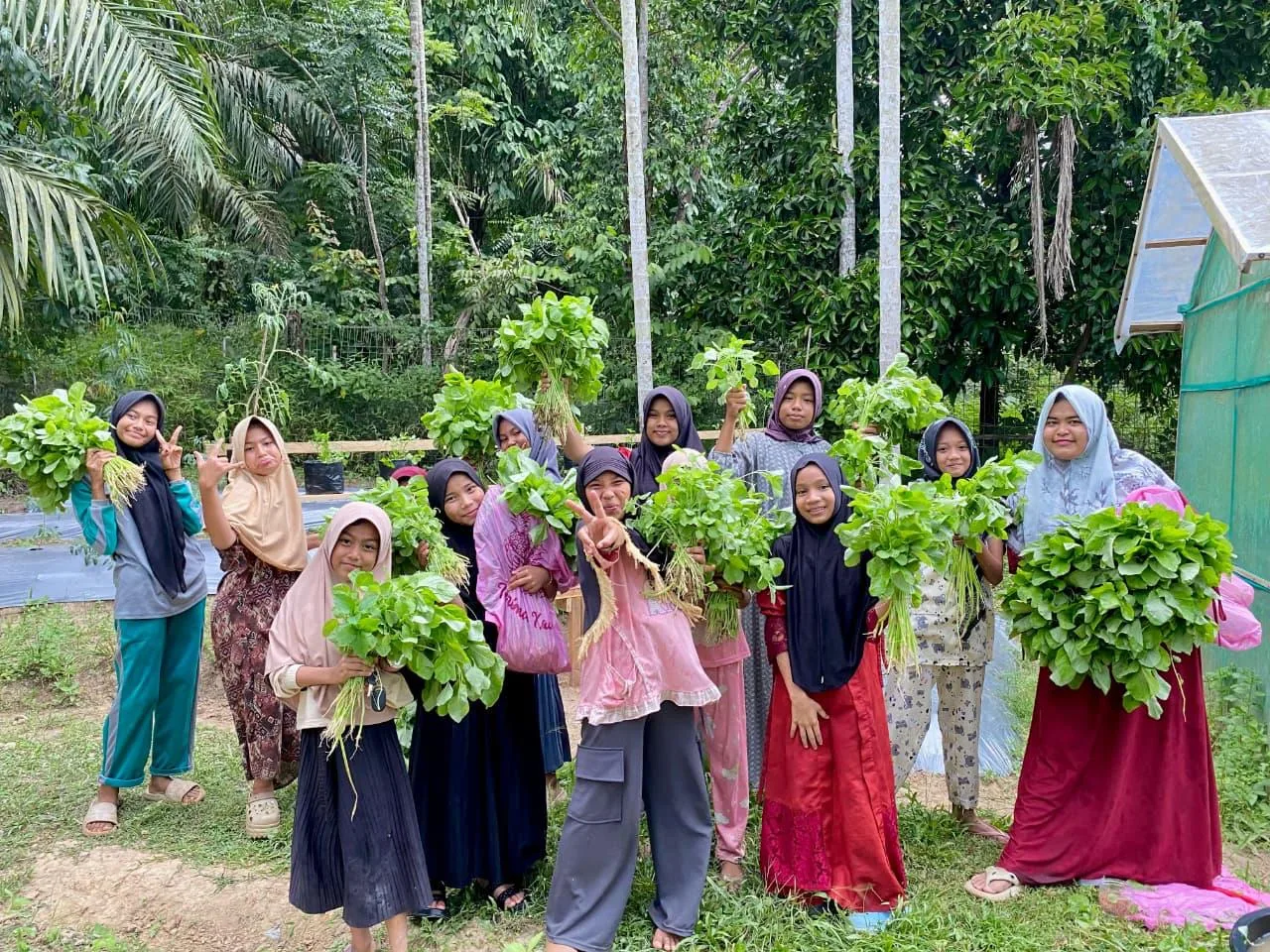 Program pemanfaatan lahan pekarangan yang dijalankan PT Medco E&P Malaka mulai menunjukkan hasil nyata di Kecamatan Indra Makmu, Kabupaten Aceh Timur, tidak hanya mampu memenuhi kebutuhan sayur-mayur keluarga, sebagian warga peserta program kini juga memperoleh tambahan pendapatan dari hasil panen yang dijual kepada masyarakat sekitar.