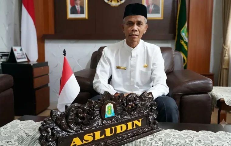 Sekda Kabupaten Simeulue, Asludin (Foto: Ahmadi)