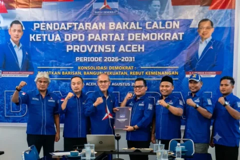 Bursa Ketua Demokrat Aceh Memanas, Nurdiansyah Resmi Serahkan Berkas Pencalonan