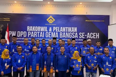 Partai Gema Bangsa Kukuhkan Pengurus Se-Aceh