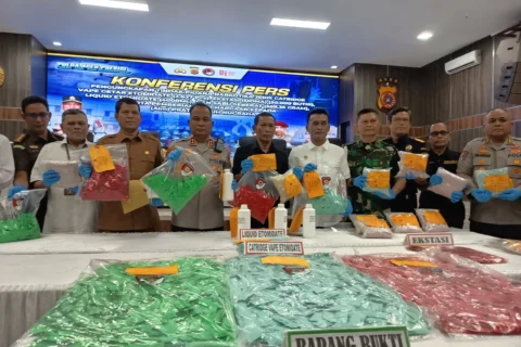 Oknum Keuchik di Aceh Utara Ditangkap Bawa 50 Ribu Ekstasi dan Etomidate