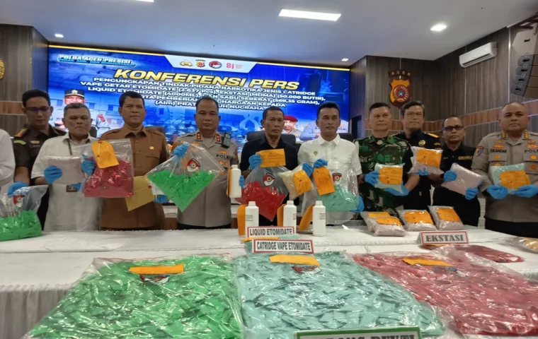 Oknum Keuchik di Aceh Utara Ditangkap Bawa 50 Ribu Ekstasi dan Etomidate