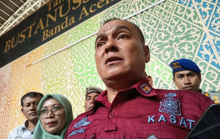 Kasatpol PP dan WH Kota Banda Aceh, Muhammad Rizal. Sumber foto: /Elza