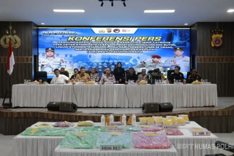 Polda Aceh Buru Pemasok Etomidate, 142 Cartridge Berhasil Disita