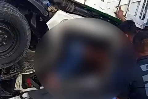 Diduga Mengantuk, Mobil Pick Up Alami Kecelakaan di Tol Sibanceh
