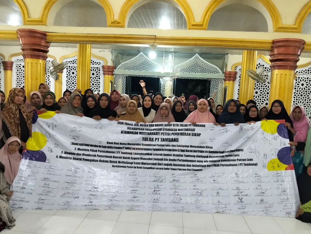 Warga aceh selatan menolak izin tambang