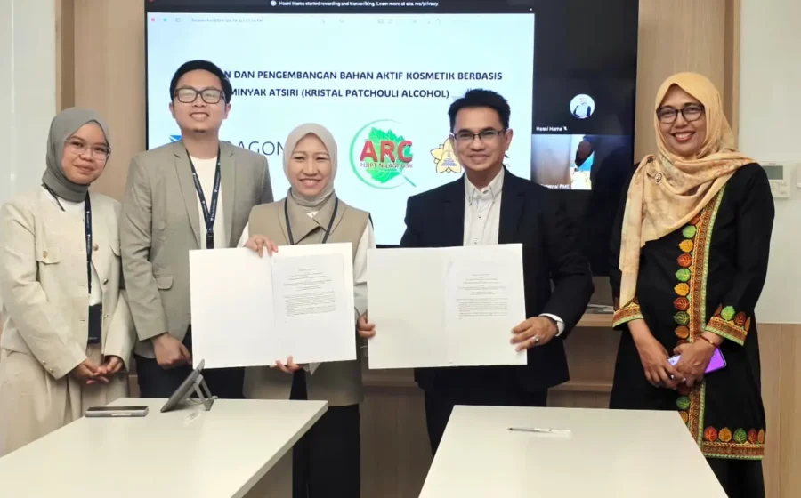 ARC USK Gandeng ParagonCorp Riset Nilam Kristal 99,7% untuk Kosmetik
