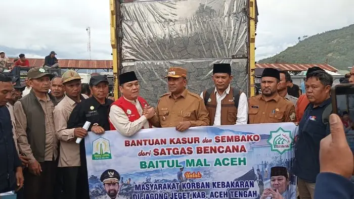 BMA Salurkan Bantuan Rp359,9 Juta untuk Korban Kebakaran Jagong Jeget