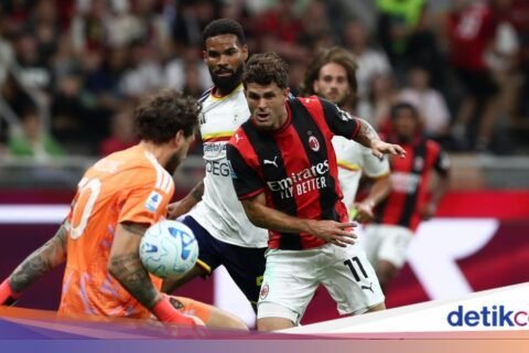 AC Milan Raih Kemenangan 3-0 atas Lecce di San Siro