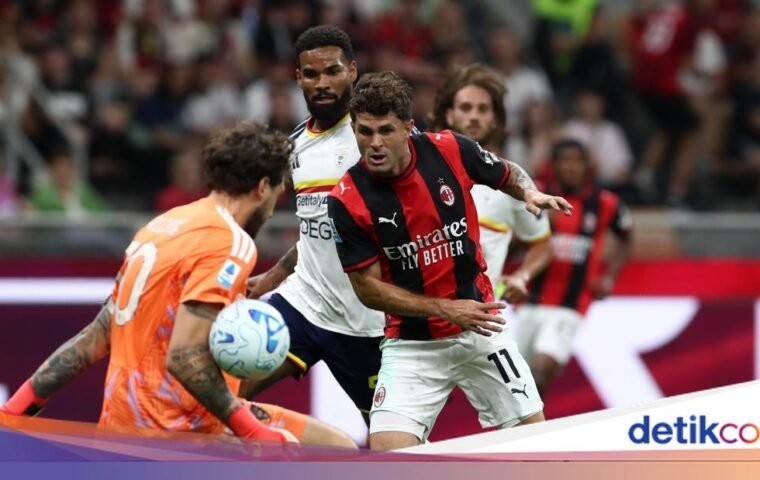 AC Milan Raih Kemenangan 3-0 atas Lecce di San Siro