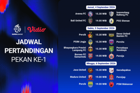 Arema FC Hadapi Isenmulang Kalteng FC di BRI Super League