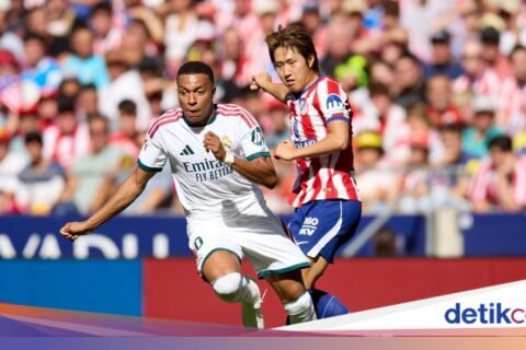 Atletico Madrid Kalahkan Real Madrid 2-1 di Derby Spanyol