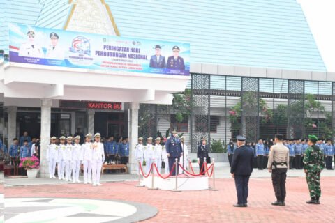 Bupati Kasmarni Pimpin Upacara Harhubnas 2026 di Bengkalis