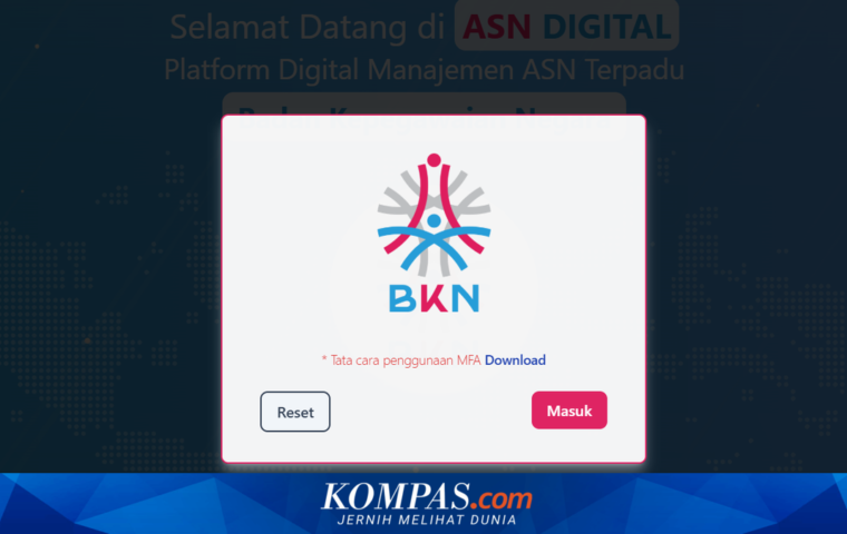 Cara Login ASN Digital dan Aktivasi MFA Secara Lengkap