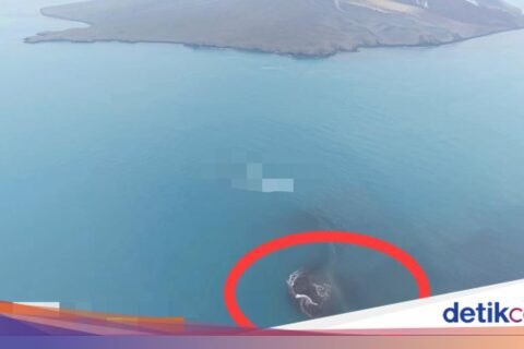 Daratan Baru Muncul di Sekitar Gunung Anak Krakatau