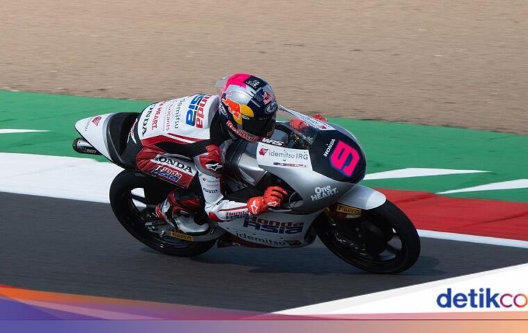 David Almansa Tercepat di FP1 Moto3 Austria 2026, Veda Ega ke-8