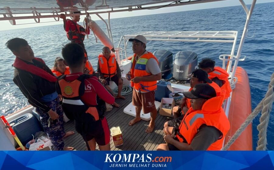 Evakuasi 7 ABK Dekai Mas 3 Usai Kapal Tenggelam di Selat Makassar