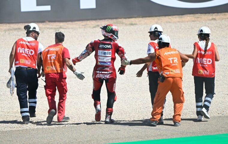 Francesco Bagnaia Menghadapi Kesulitan di MotoGP Aragon
