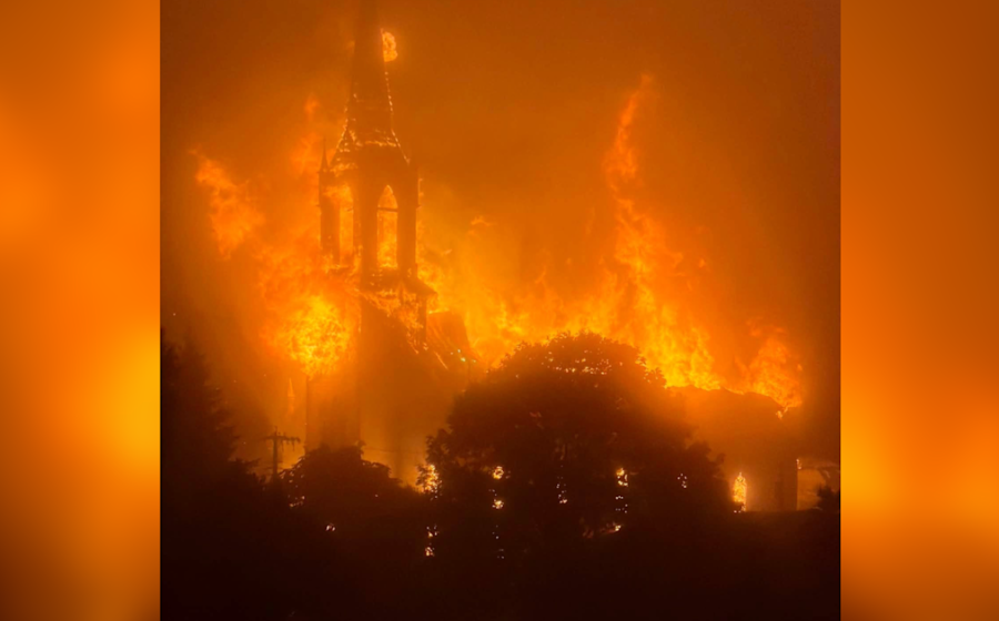 Gereja Katolik Bersejarah di New Brunswick Terbakar, Tersangka Ditangkap