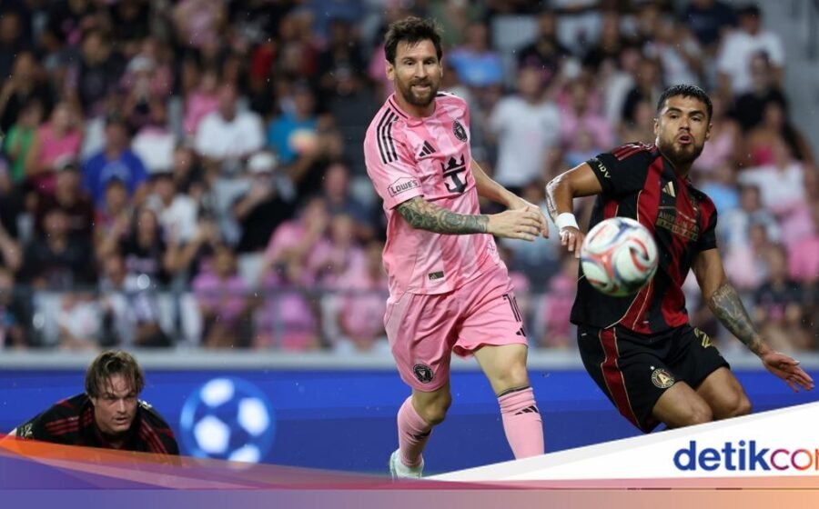 Inter Miami Imbang 2-2 dengan Atlanta, Messi dan Tim Memimpin Dua Kali