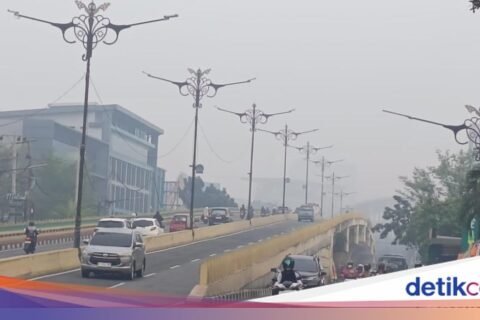 Kabut Asap Pekat Selimuti Pekanbaru, Orang Tua Cemas