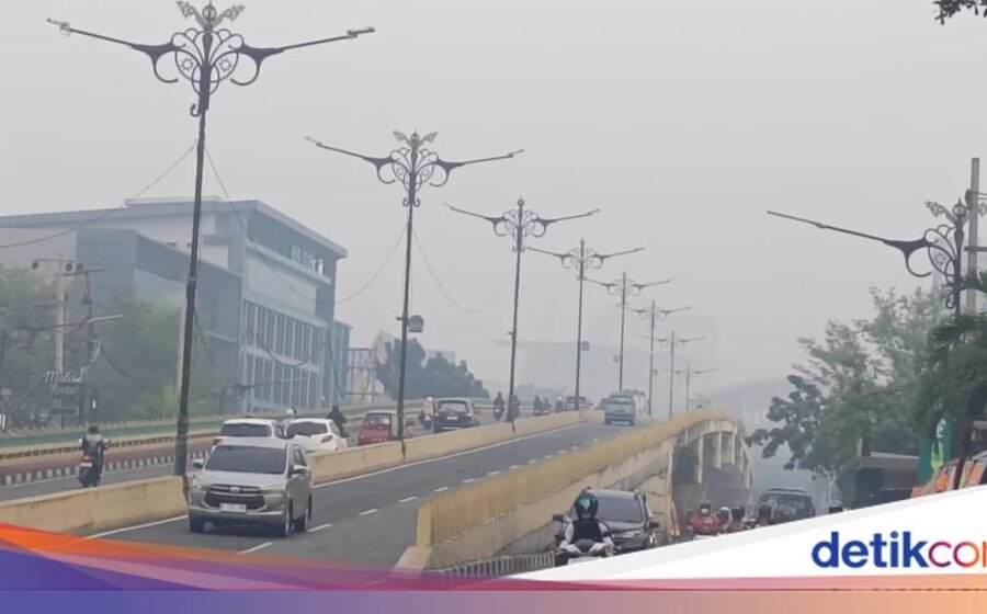 Kabut Asap Pekat Selimuti Pekanbaru, Orang Tua Cemas