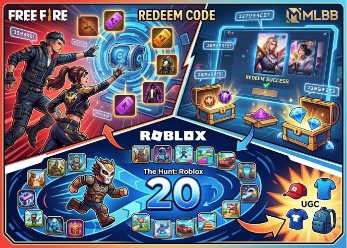 Kode Redeem FF dan MLBB Terbaru September 2026 dan Event Roblox