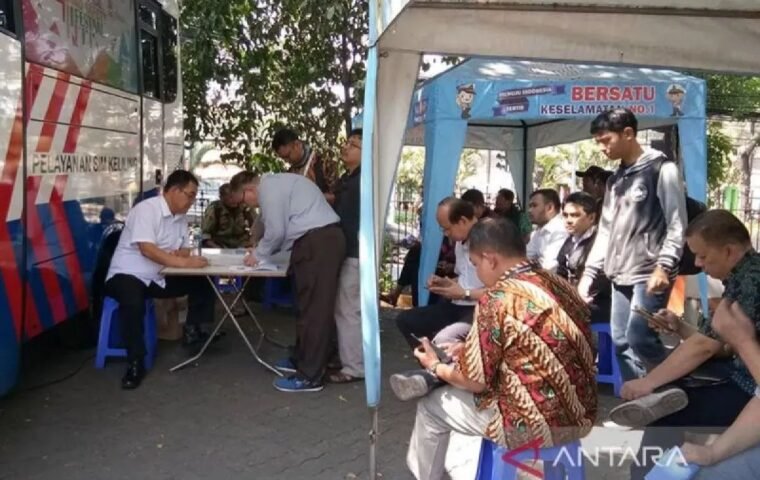 Layanan SIM Keliling Dibuka di Lima Lokasi Jakarta Hari Ini