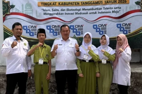 MTsN 2 Tanggamus Ikuti OMI 2026 dengan Sembilan Peserta Didik