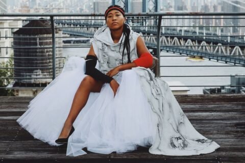 Naomi Osaka Kenakan Gaun Kustom di US Open 2026