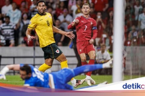 Portugal Menang Tipis 1-0 atas Wales, Gol Ronaldo Dianulir