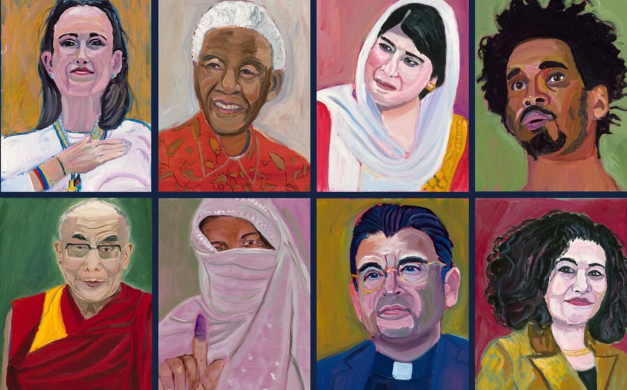Presiden George W. Bush Tampilkan Potret Tahanan Politik
