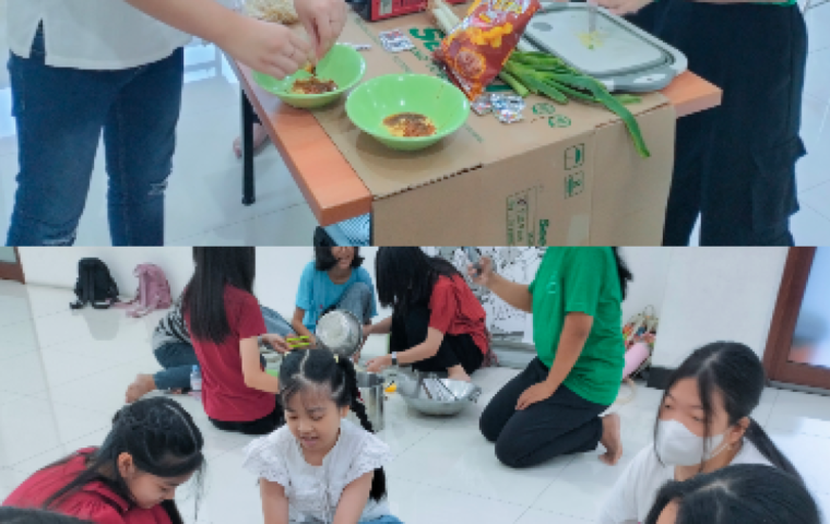 Sekolah Minggu Buddha BDC Gelar Mindful Cooking untuk Anak
