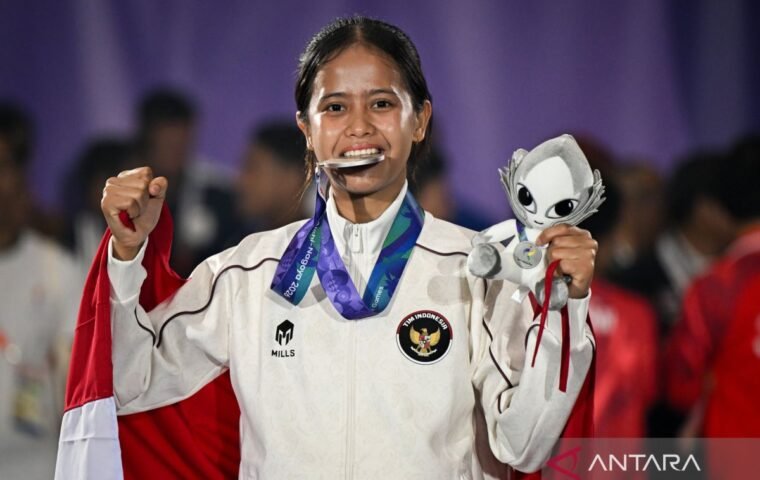 Sumaya Sumbangkan Medali Perak Pertama untuk Indonesia di Asian Games 2026