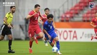 Thailand U-23 Raih Kemenangan Dramatis Atas Kirgistan 3-2