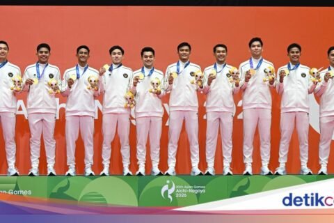 Tim Bulutangkis Putra Indonesia Raih Emas Asian Games 2026