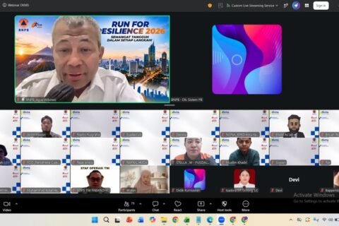 Webinar Pembelajaran Siklon Tropis Senyar Gelar BNPB