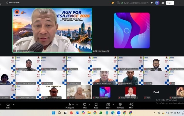 Webinar Pembelajaran Siklon Tropis Senyar Gelar BNPB